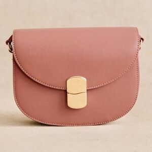 Sézane Claude handbag in Smooth Rosewood/bois de rose - NWT!